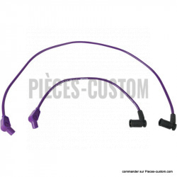 Cables de bougie 8mm Violet Touring et Sportster de 1999 à 2008