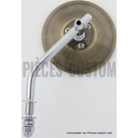Rétroviseur-style-antique-3"-laiton-chrome