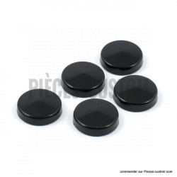 Caches-boulons-noir-disque-arrière-pour-Big-Twin-et-Sportster-XL-de-1993-à-2016