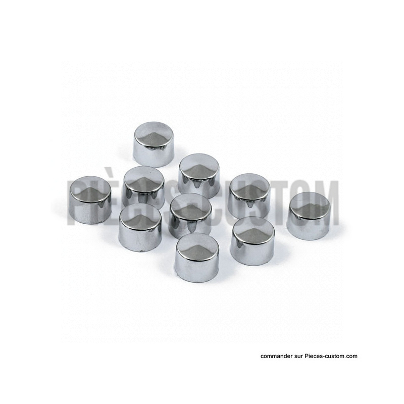 Caches-boulons-d'étrier-chrome-clé-10mm-pour-modèles-de-2000-à-2007
