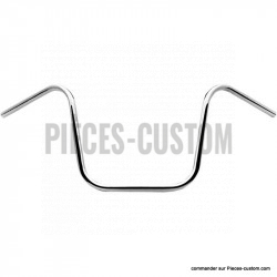 guidon-1"-ape-hanger-hauteur-13"-chrome-sans-empreintes