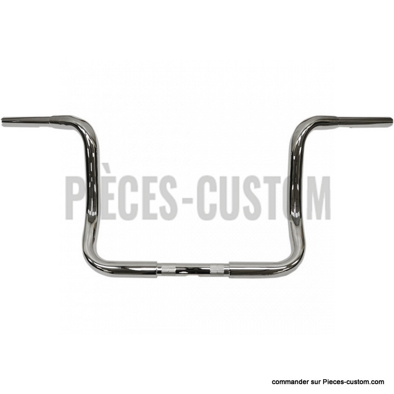 Guidon Apehanger TRW Acier Chromé 25.4mm - Neuf, Pour Custom Et Cruiser