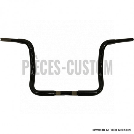 Guidon-32-mm-ApeHanger-10-pouces-Noir-pour-modèles-de-1999-à-2023-ref-06012660