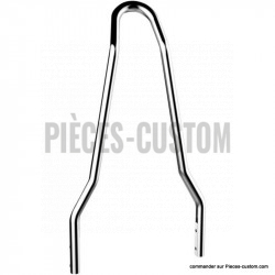 Sissy Bar Rond chrome hauteur 29cm pour Sportster de 1986 à 2003