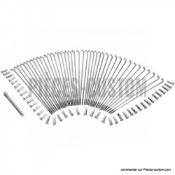 Jeu de 40 rayons Inox pour jante de 21"