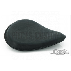 Selle-à-ressorts-Eco-Line-Solo-Modèle-Cuir-noir-brodée-motifs-Old-school