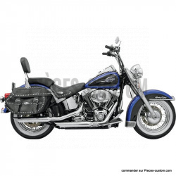 Silencieux-3"-Slashdown-Chrome-pour-Softail-de-2007-à-2017