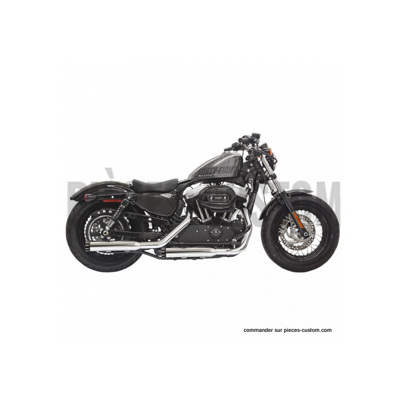 Silencieux-Bassani-3"-Chrome-embout-noir