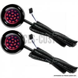 Set de 2 Feux de sacoche Noir à Leds Bag Lites