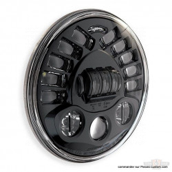 Optique speaker LED 7" Noir avec Technologie optique adaptive