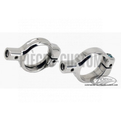 Supports clignotants Rebuffini 49mm poli