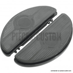 Marche-pieds-noir-Half-Moon-avec-insert-anti-vibration