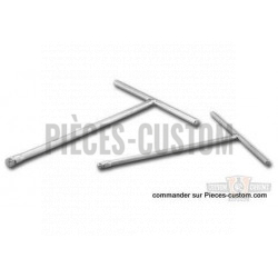 Poignée en T embout 1/4" - Long. 8 1/2"