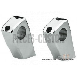 Risers MW pullback 2.36" Aluminium Billet