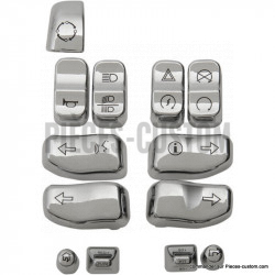 12 caches interrupteurs chrome Touring 14-16