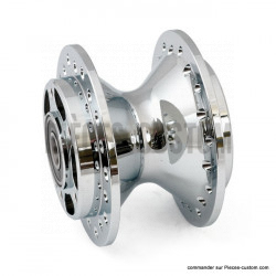 Moyeu de roue avant Chrome pour Dyna de 2000 à 2003 et Sportster XL de 2000 à 2007