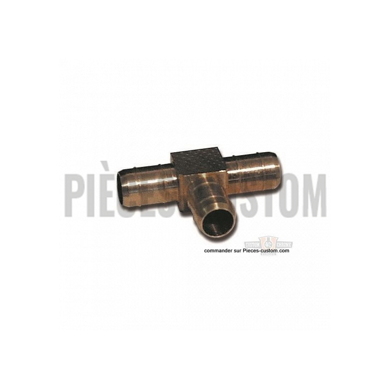 Raccord-durite-d-huile-laiton-en-T-3/8"