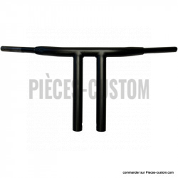 Guidon Chopper T-Bar noir mat 12"