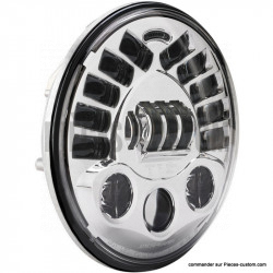 Optique Speaker 8790 Led Chrome 7"