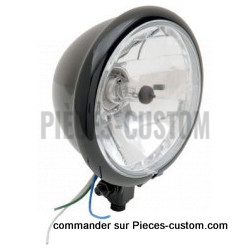 Phare plein-Noir-Optique-clair