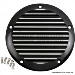 Trappe-embrayage-Finned-Noir-Silver