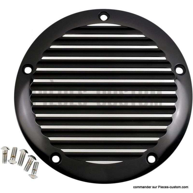 Trappe-embrayage-Finned-Noir-Silver