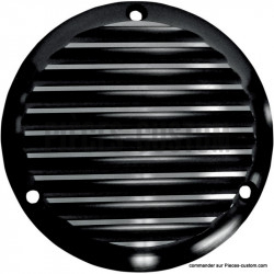 Trappe embrayage Finned Noir pour Big Twin de 1984 à 1998