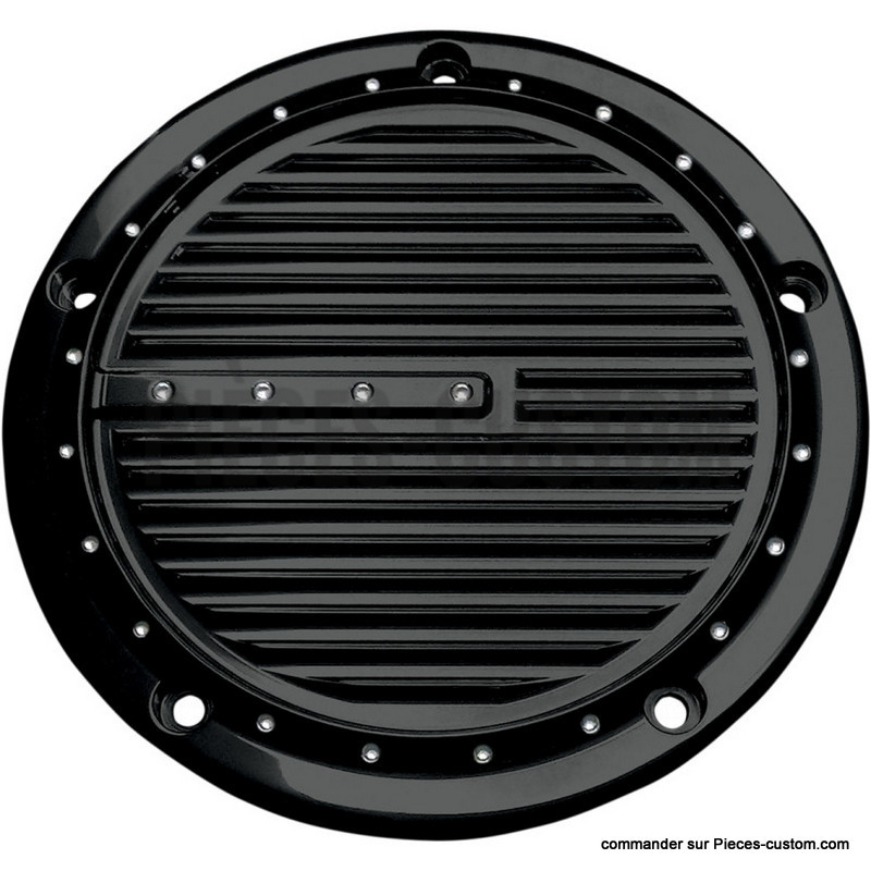 Trappe-embrayage-Dimpled-Noir