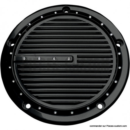 Trappe-embrayage-Dimpled-Noir