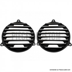 Grilles haut-parleurs Finned Noir Trg. 14-17
