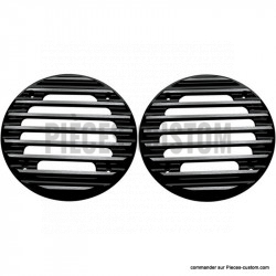 Grilles haut-parleurs Finned Noir Trg. 99-13