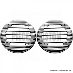 Grilles haut-parleurs Finned Chrome Trg. 99-13