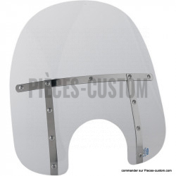 Pare-brise Memphis Fat clair 13"