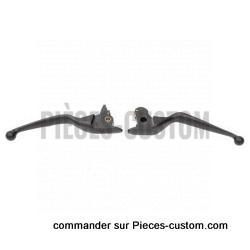 Kit-de-leviers-larges-noir-mat-pour-Touring-de-2014-à-2016-embrayage-hydraulique