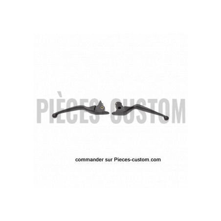 Kit-de-leviers-larges-noir-mat-pour-Touring-de-2014-à-2016-embrayage-hydraulique