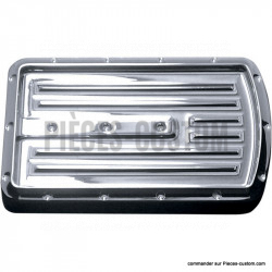 Cache pédale de frein Dimpled Chrome 85-17