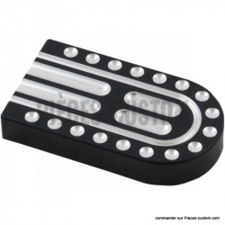 Cache pédale frein Noir Poli Softail 84-13
