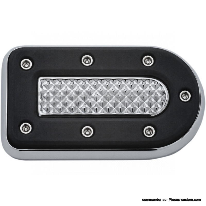Cache-pédale-de-frein-Chrome-pour-Softail-et-Dyna-de-1984-à-2017