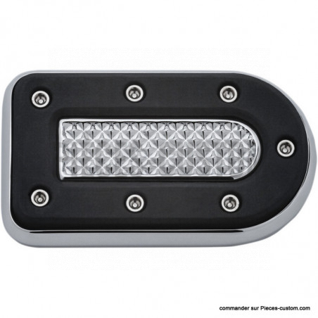 Cache-pédale-de-frein-Chrome-pour-Softail-et-Dyna-de-1984-à-2017