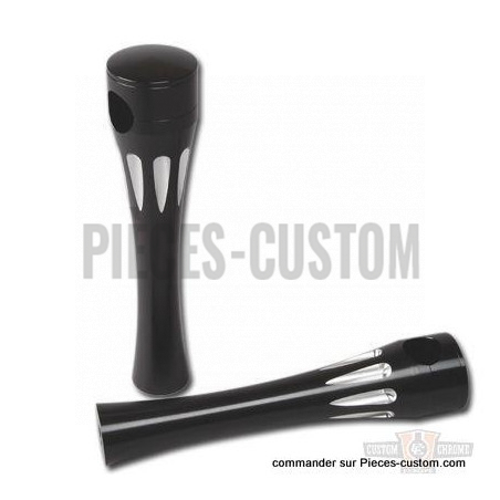 Risers-Billet-par-Cycle-Kraft-Finition-Noir-Hauteur-8"