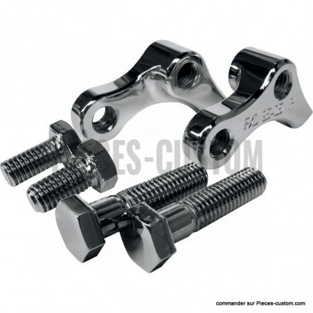 Kit-rabaissement-LA-Choppers--1"-Chrome-pour-Dyna-de-1995-à-2005