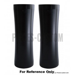 Caches fourche courbés Noir brillant pour Sportster de 2004 à 2019 avec fourche 39mm