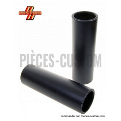 Caches-fourche-droits-Noir-mat-pour-Sportster-de-2004-à-2019-fourche-39-mm