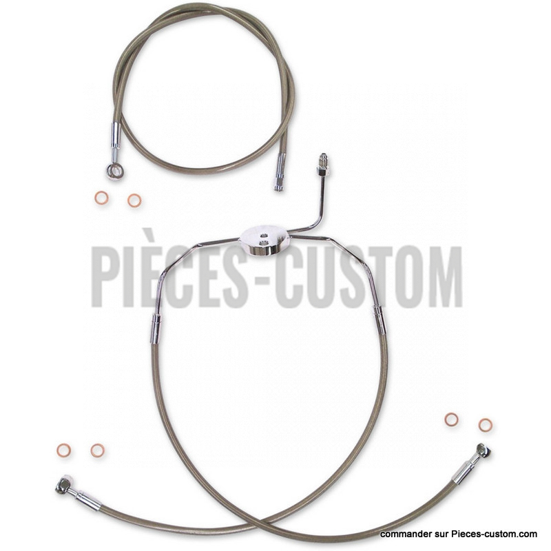 Kit-durite-de-frein-tressé-inox