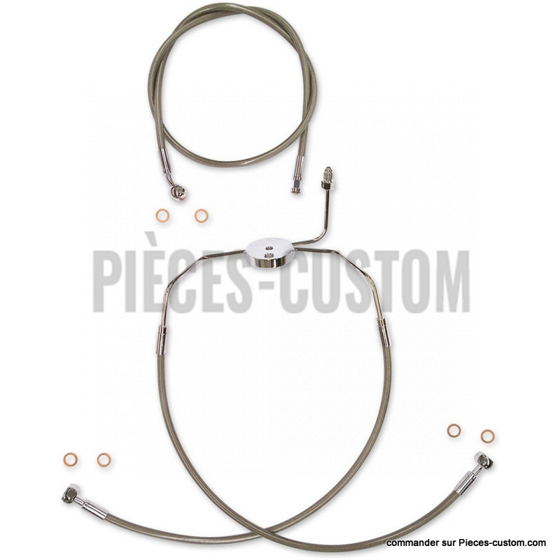 Kit-durite-de-frein-tressé-inox