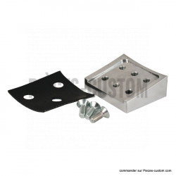 Fixation plaque Garde-boue Noir 11°