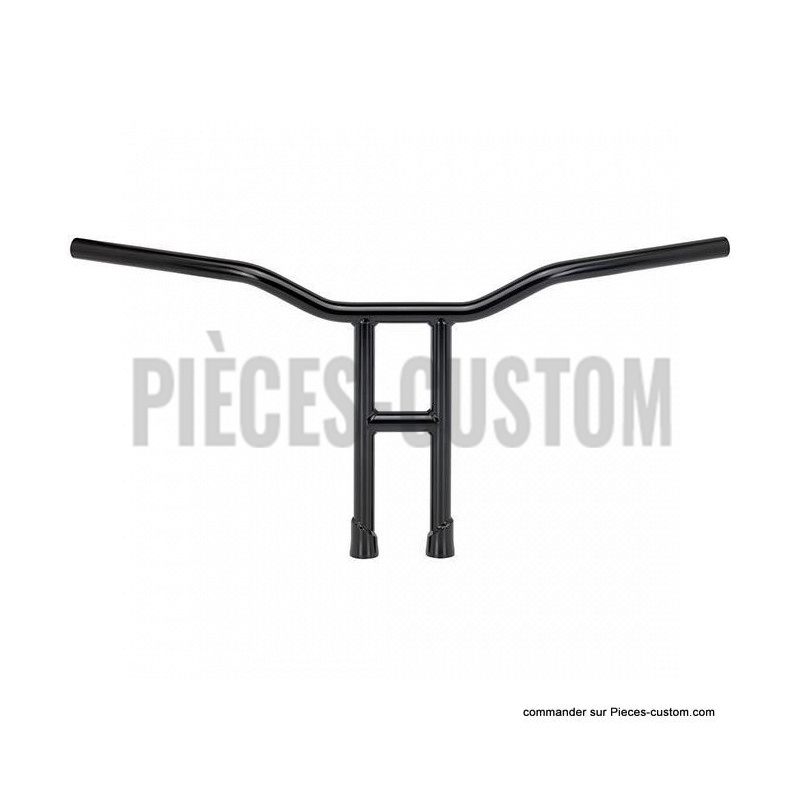 Guidon-1"-Biltwell-Tyson-Hauteur-14"-Noir-avec-empreintes