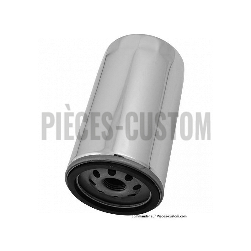 filtre-à-huile-Motor-Factory-extra-long-chromé