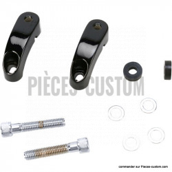 Kit fixation de clignotants Noir Dyna 06-17