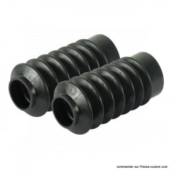 Soufflets de fourche Noir diamètre 39mm